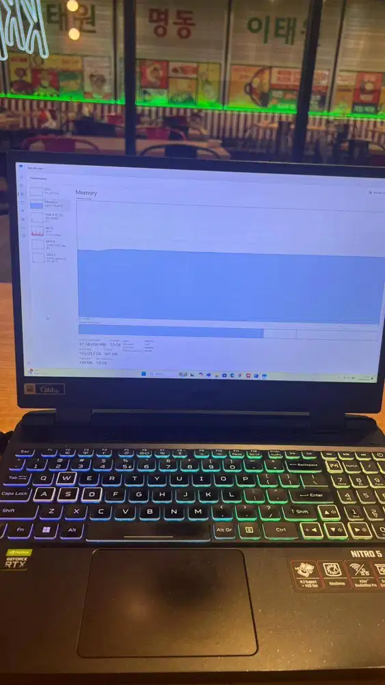 LAPTOP GAMING ACER NITRO 5 CORE I5 12500H GEN 12 2023 AN515-58-55E6