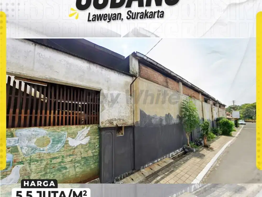 Gudang Strategis 1192meter perlu Renov Akses truk di Laweyan Solo