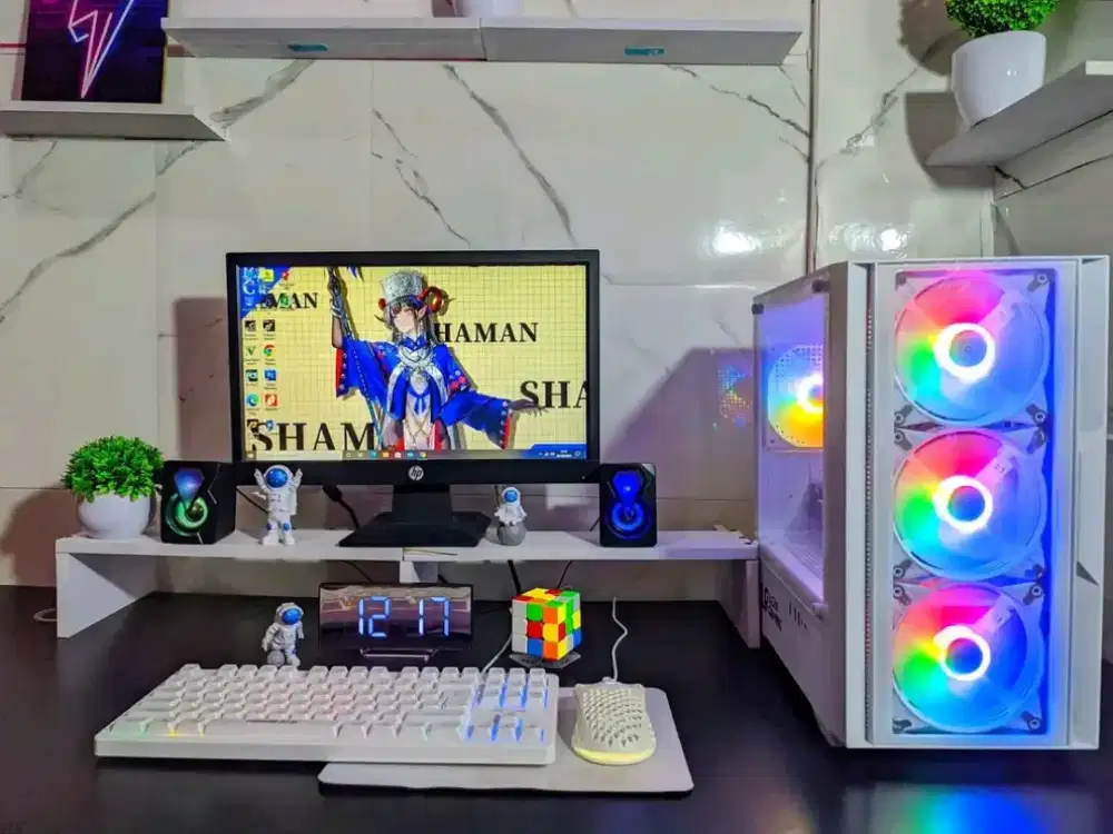 Pc gaming editing i5 4690/Ram 16Gb/Ssd 128Gb fullset tinggal pakai