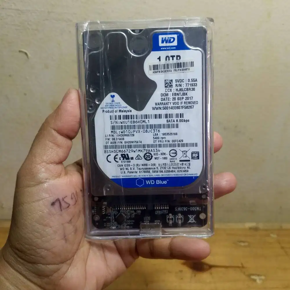 Harddisk eksternal 1 TB WD Sentinel 100%