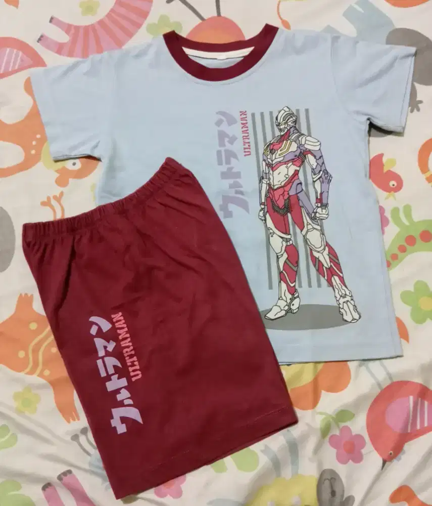 One set baju anak laki laki ultraman