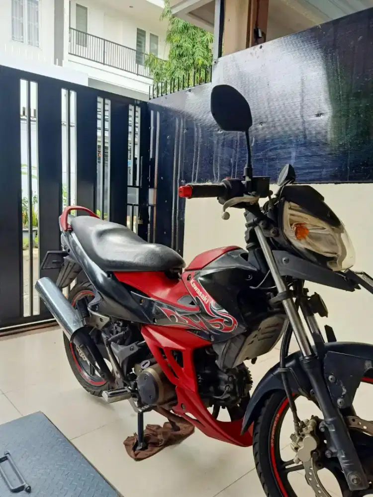 di jual motor kawasaki athelete,siap pakai