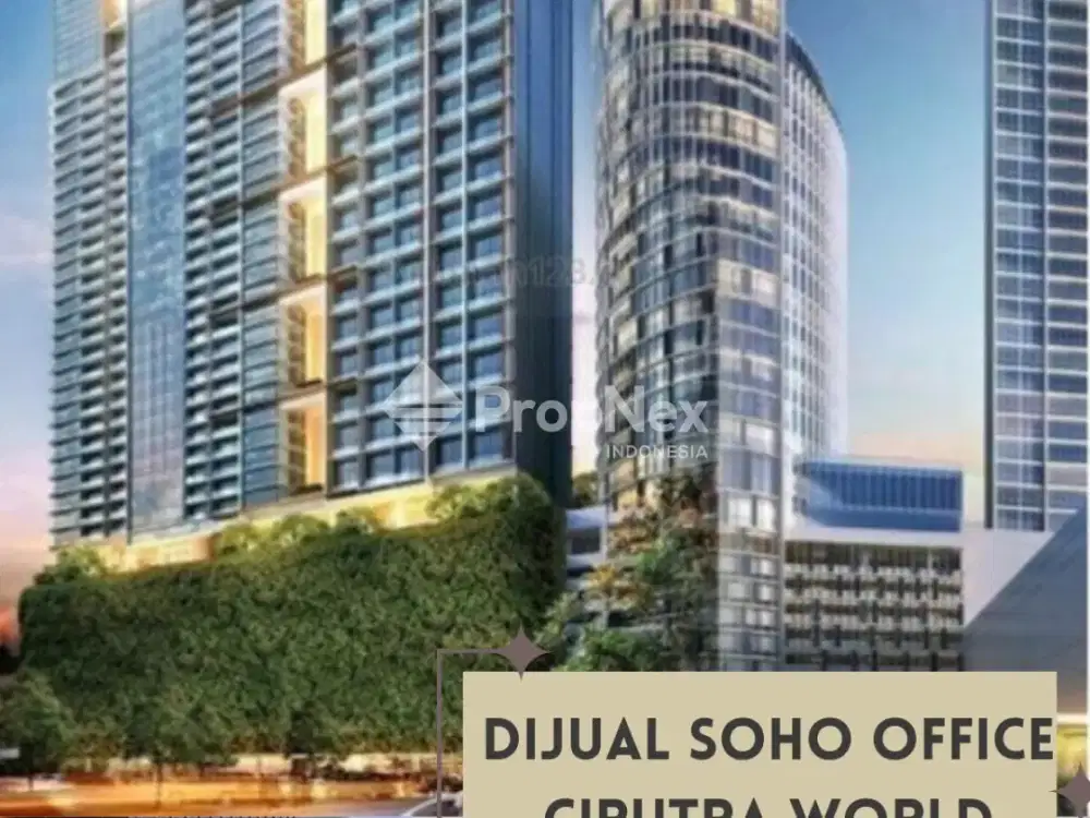 DIJUAL SOHO OFFICE CIPUTRA WORLD (8 UNIT 1LANTAI)