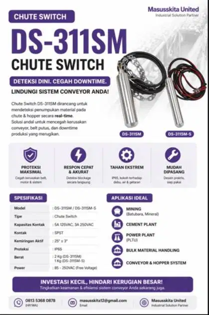 READY STOCK – CHUTE SWITCH DS-311SM