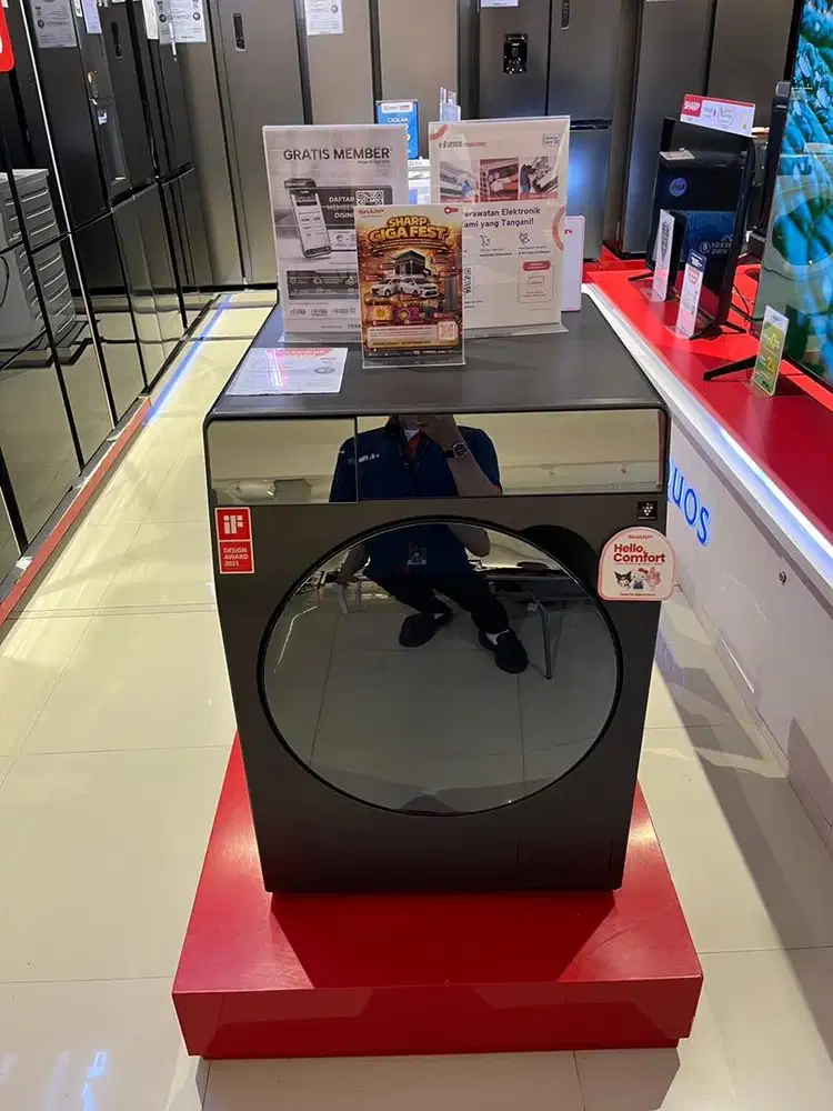 WM FRONT LOAD SHARP 10kg