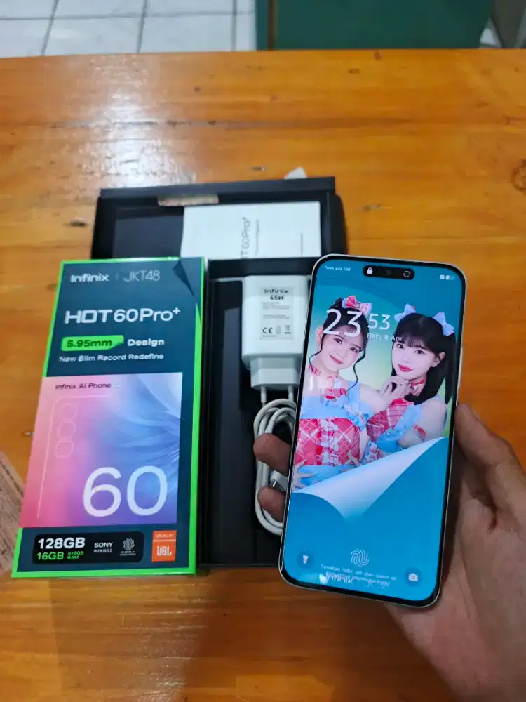 Infinix Hot 60 Pro Plus Ram 8+8/128 Fullset