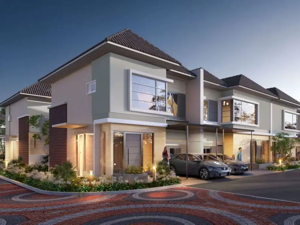 Disewakan Rumah di Golf Island Lebar 6 Posisi Hoek Unfurnish Ready