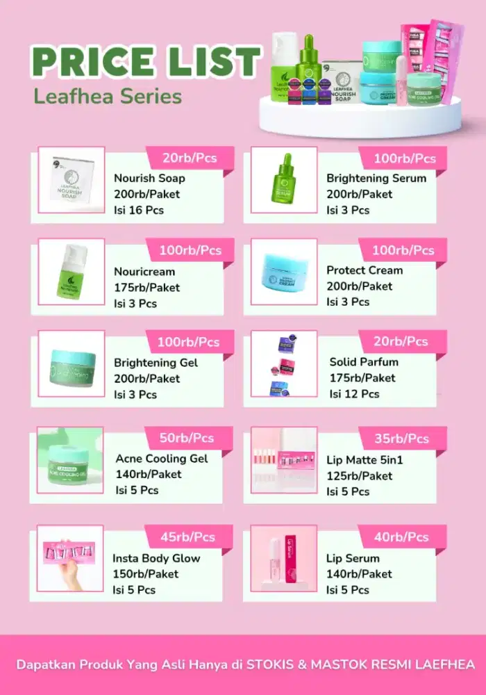 Leafhea skincare aman BPOM