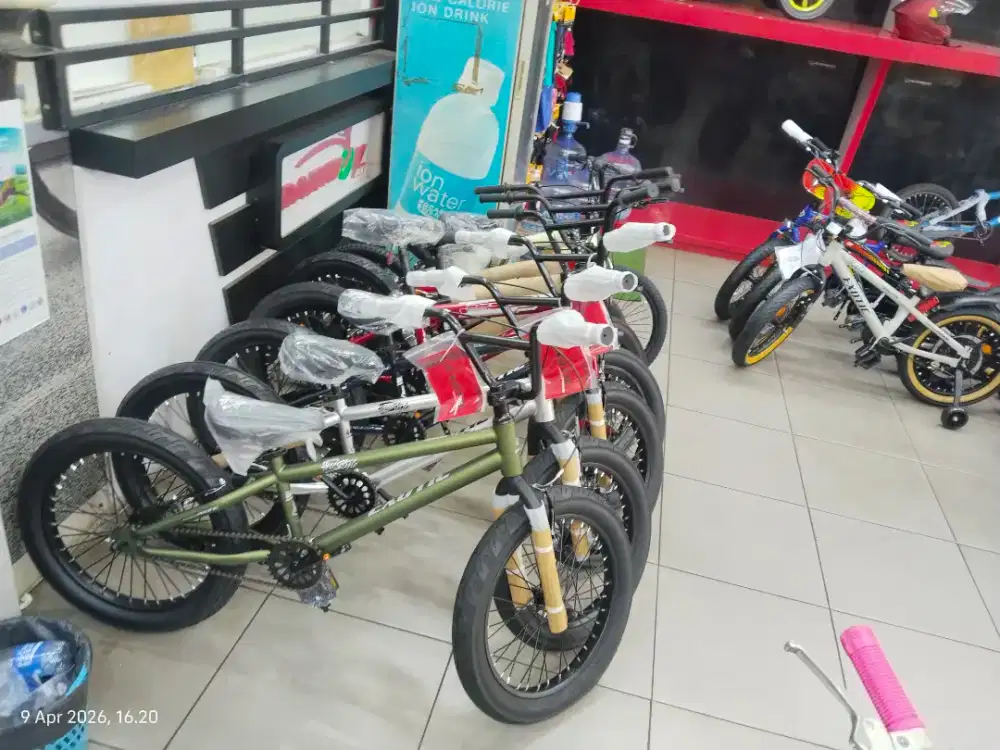 Sepeda BMX garansi resmi. Cicilan murah tanpa DP, cukup KTP saja