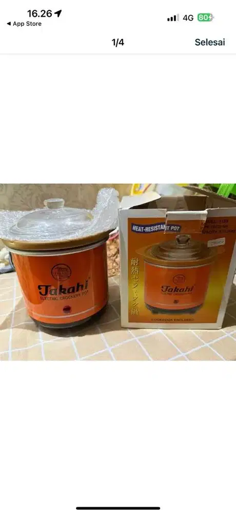 Takahi slow cooker 0,8 liter mpasi bayi new