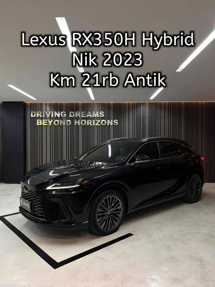 Lexus RX350H 2023 Km21rb Hitam B777WNY RX350 Hybrid