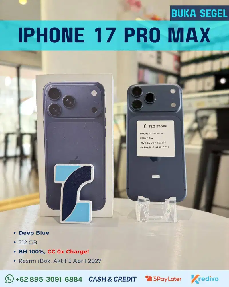 IPHONE 17 PRO MAX 512GB - DEEP BLUE
