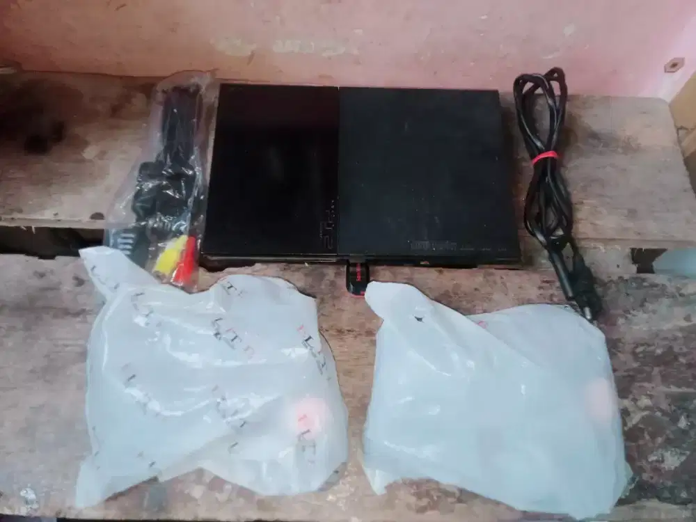 Gaduh PS2 slim Matrix game banyak siap main