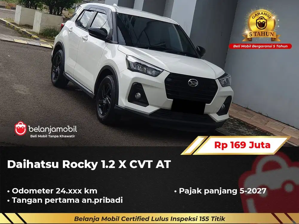 [ GARANSI 5TH ] Daihatsu Rocky 1.2 X CVT AT 2023/2024