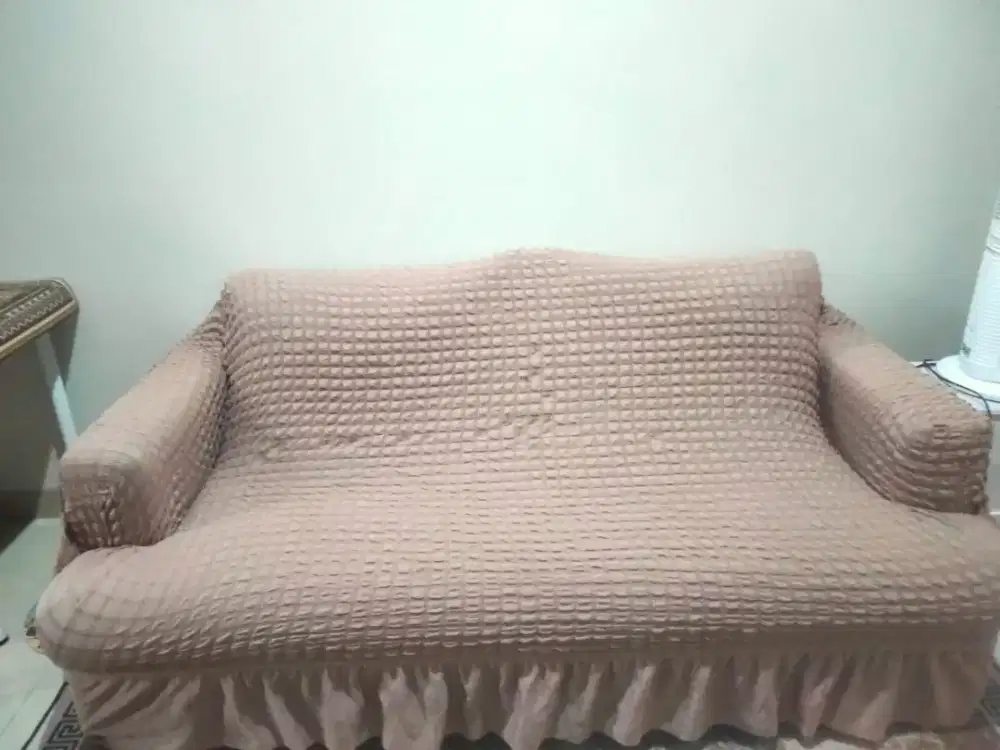 Sofa set custom kondisi bagus kokoh no minus.