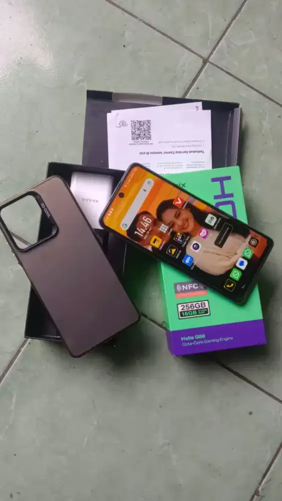 Infinix hote 30 full set ram 8/256
