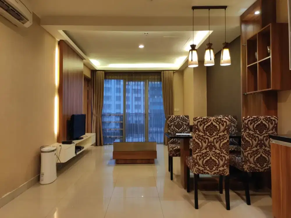 Disewa Apartemen Sahid Sudirman Residence 2BR Furnished Uk 96 m2 at Jakarta Pusat