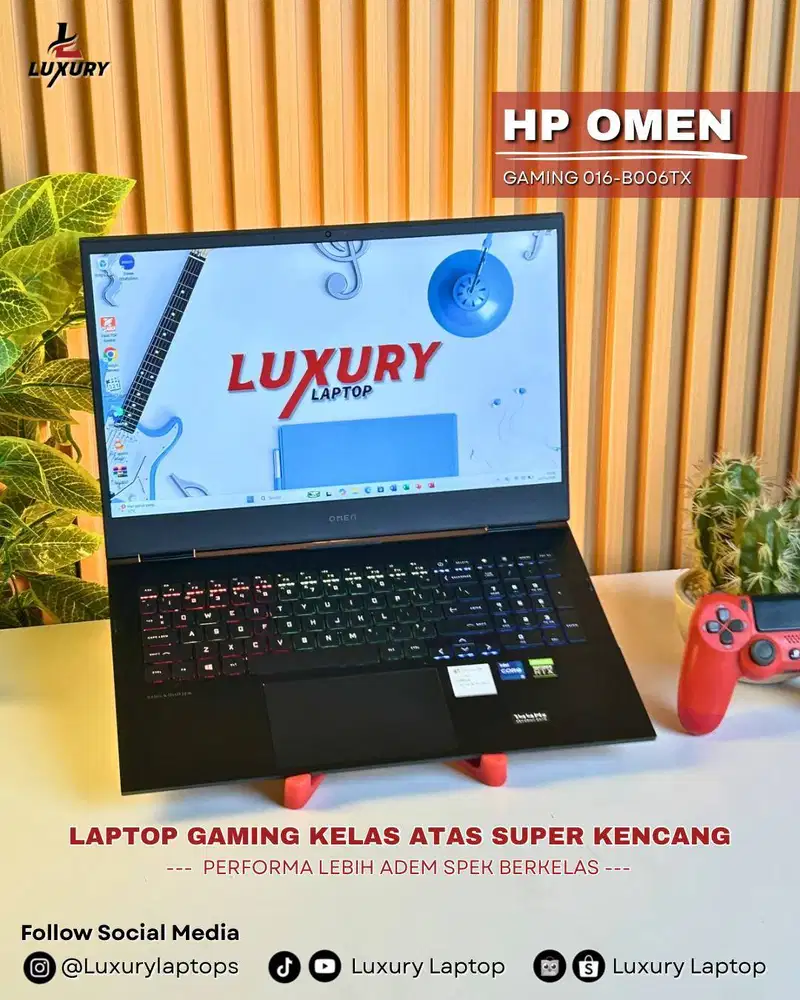 LAPTOP HP OMEN 16-B0064TX CORE I7 NVIDIA RTX 3060 SSD512GB RAM16GB 2ND