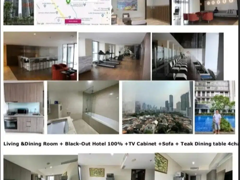 Disewa Apartemen Ciputra World 2 Furnished 2BR Uk 65 m2 at Jakarta Selatan