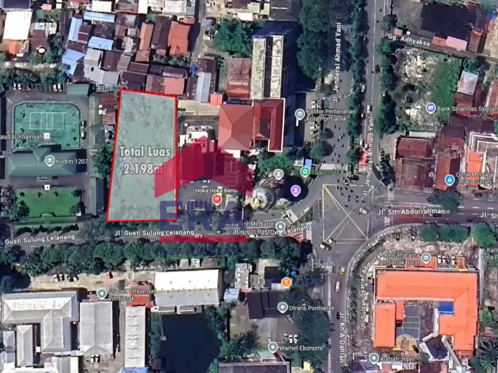 Tanah Siap Pakai Gusti Situt Lelanang Samping Hokben, Pontianak