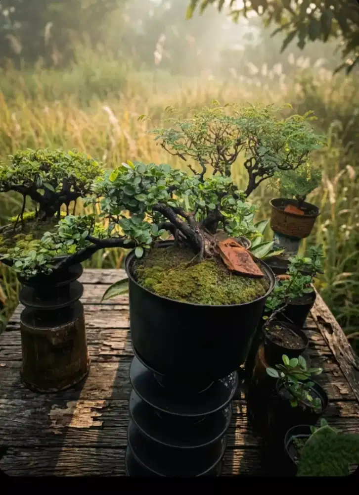 Bonsai ficus dolar cascade style natural