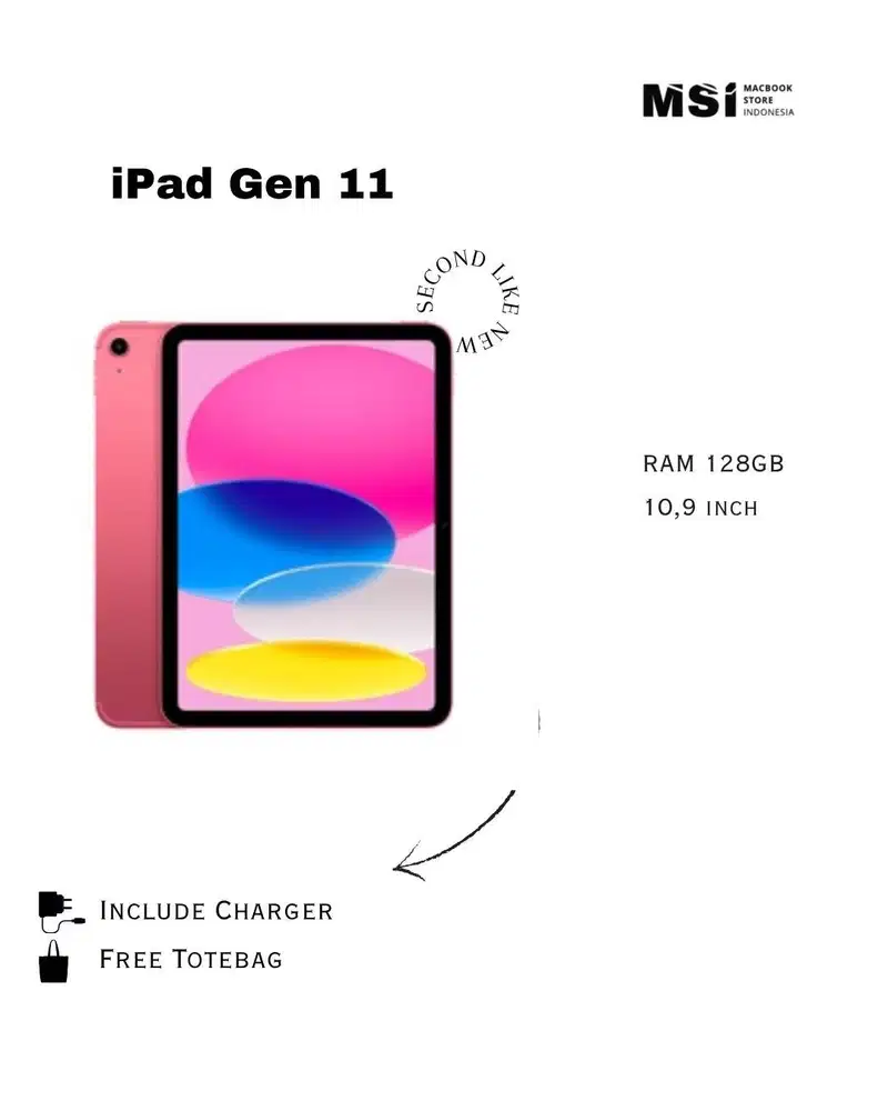 iPad Gen 11 128GB – New Full Set
