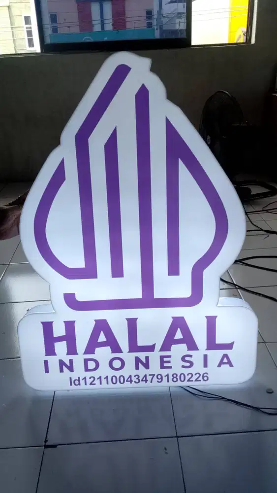 Neonbox full akrilik 80x60 ( gratis trafo )