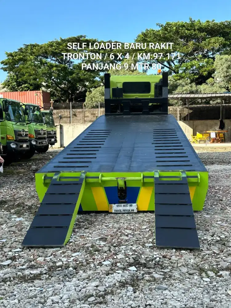 HINO LOHAN FM260JW ASLI LONG SELF LOADER 6X4 TRONTON ISTIMEWA SEKALI