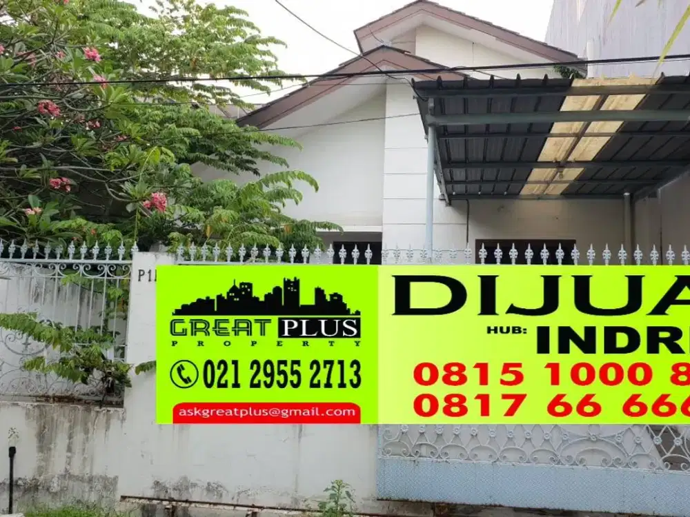 DIJUAL RUMAH HADAP TIMUR LOKASI SUNTER PARADISE JAKARTA UTARA SUDAH SERTIFIKAT