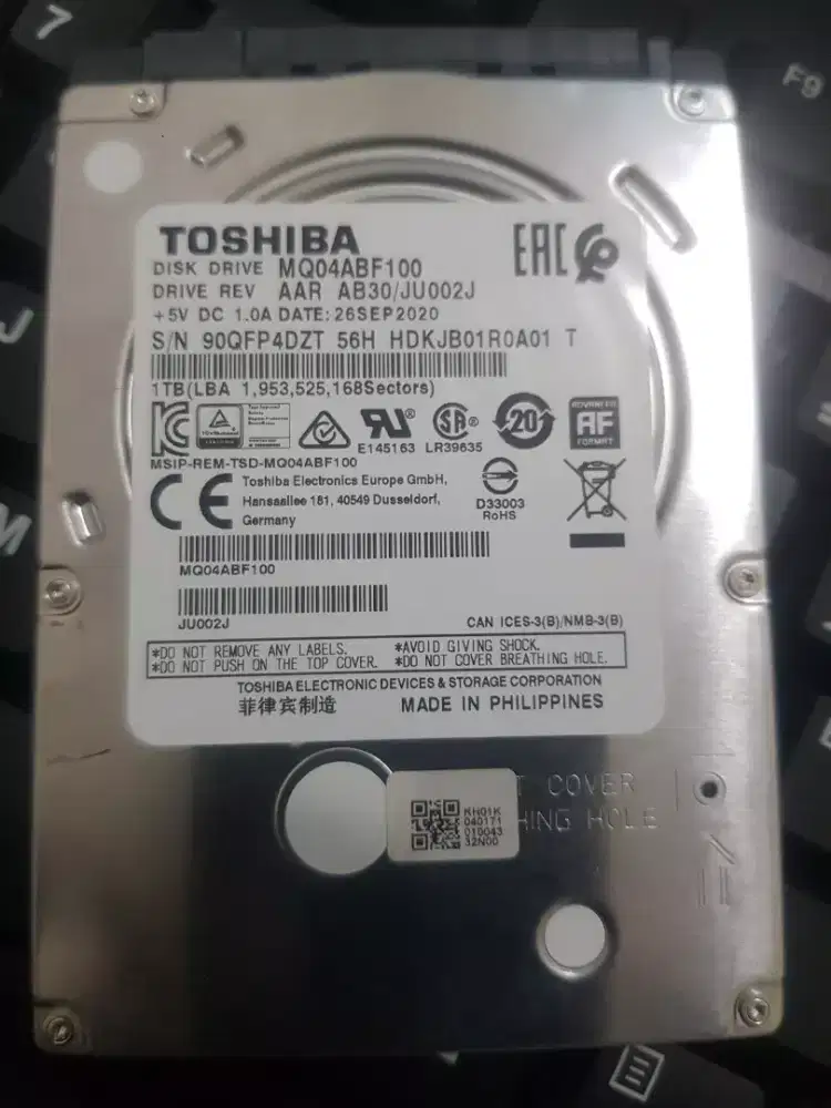 HDD 1TB Laptop slim