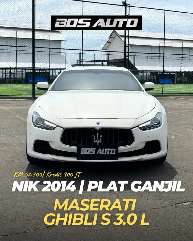 Maserati Gibli 3.0 S Putih 2014