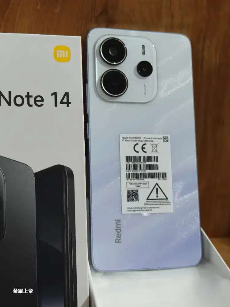 Redmi note 14 4g 8/128 bekas/ resmi jan 2027