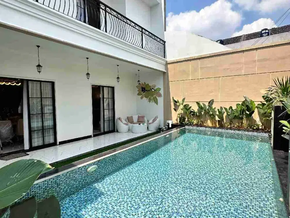 RUMAH BARU DI JAGAKARSA FURNISHED ADA POOL NYA