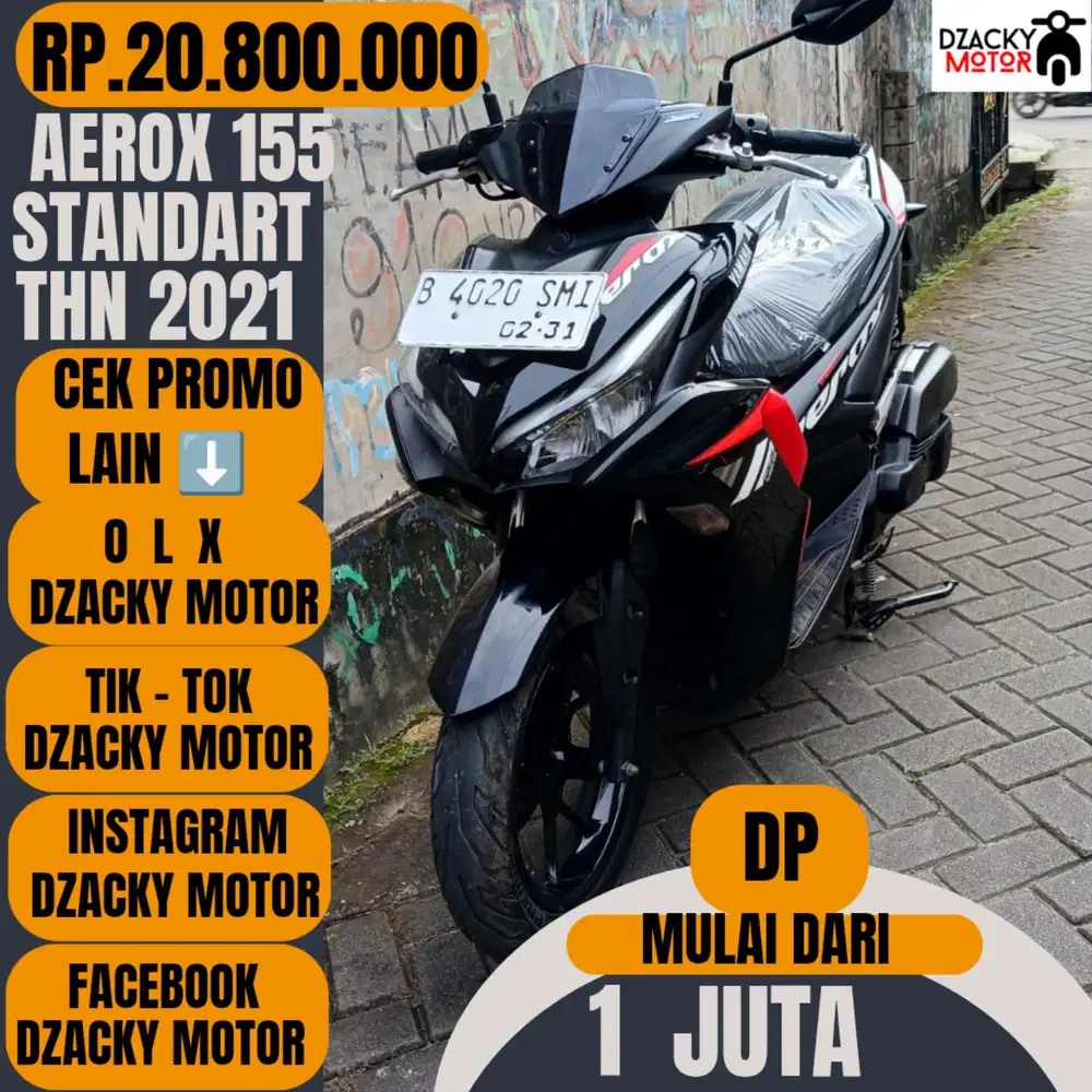 AEROX155 STANDART 2021 SECOND LIKE NEW