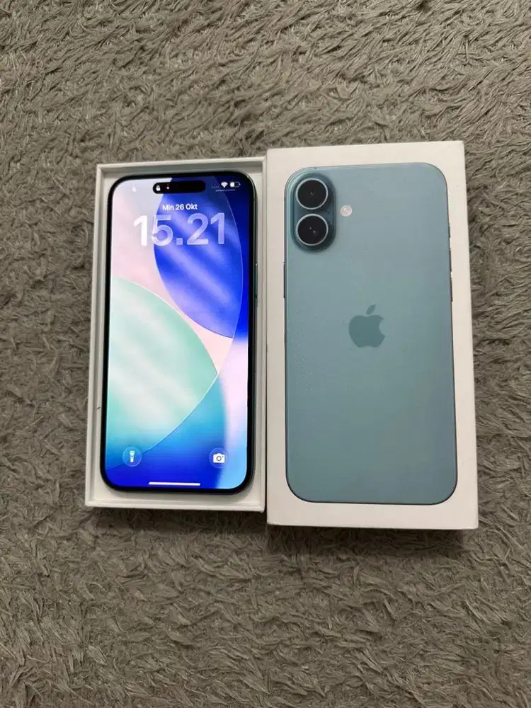 Iphone 16 Plus 128gb Teal IBOX Garansi On Desember 2026