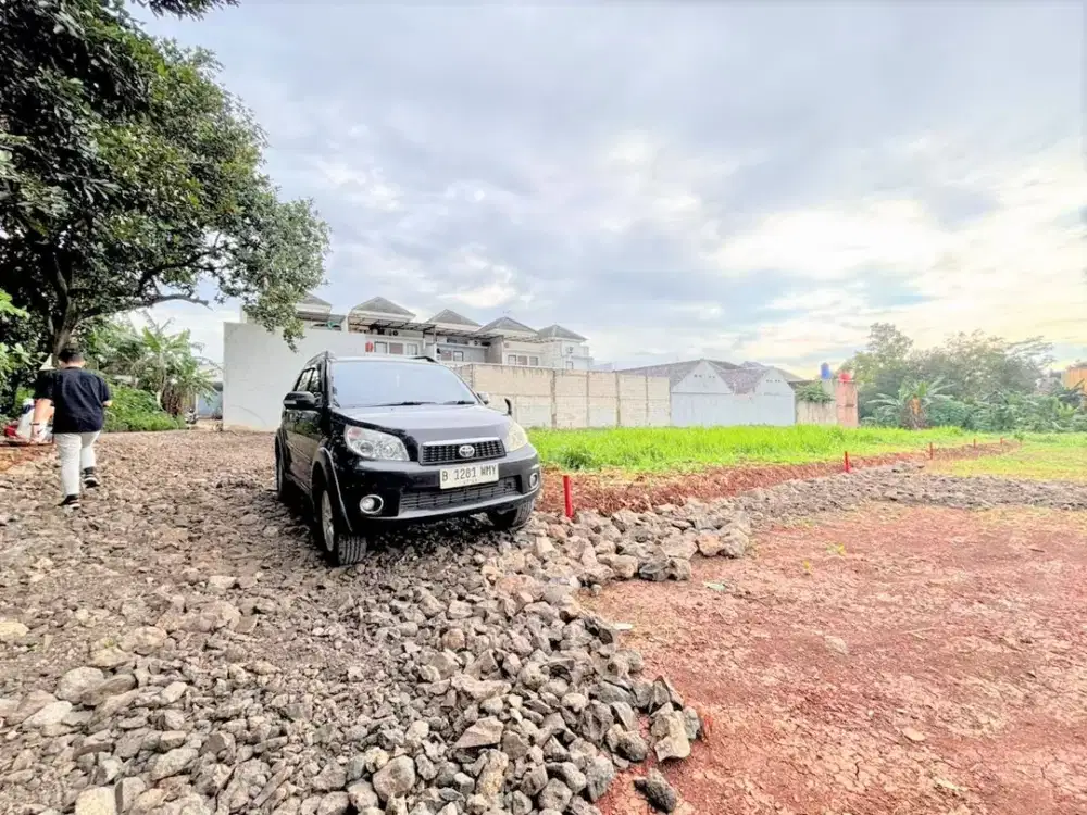 Tanah Kavling Akses Row Jalan 7 Meter, Dekat Tol Jatiasih