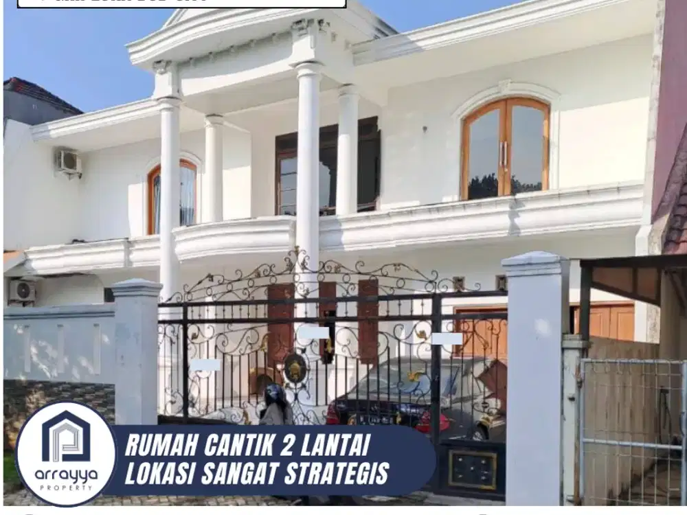 RUMAH CANTIK 2 LANTAI SUPER MEWAH BERADA DI KAWASAN STRATEGIS DI GIRI LOKA BSD CITY (ARB136)