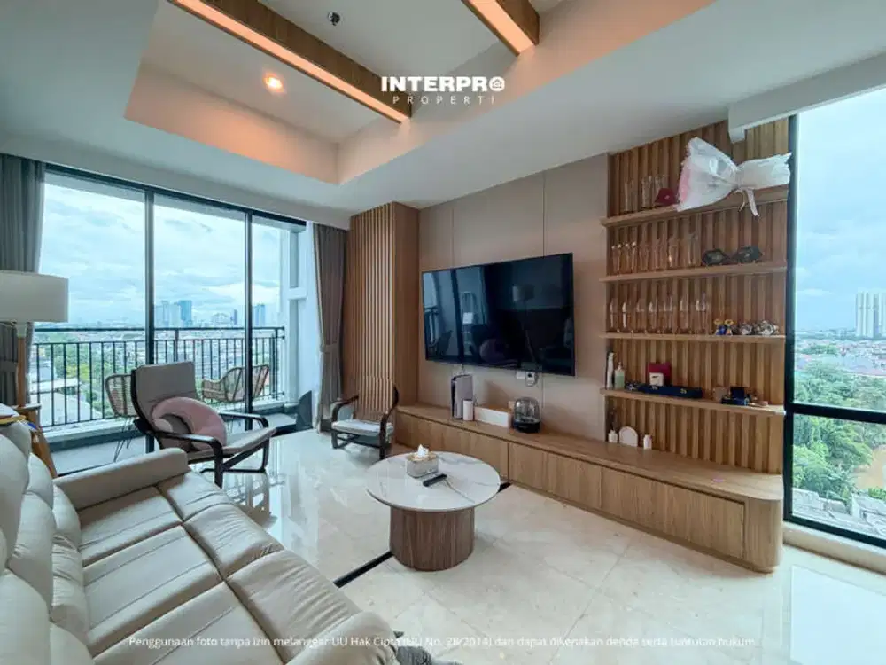 Apartemen 3 Bedroom Furnished Dijual Aerium Residence Permata Buana Siap Huni - Size 144m2
