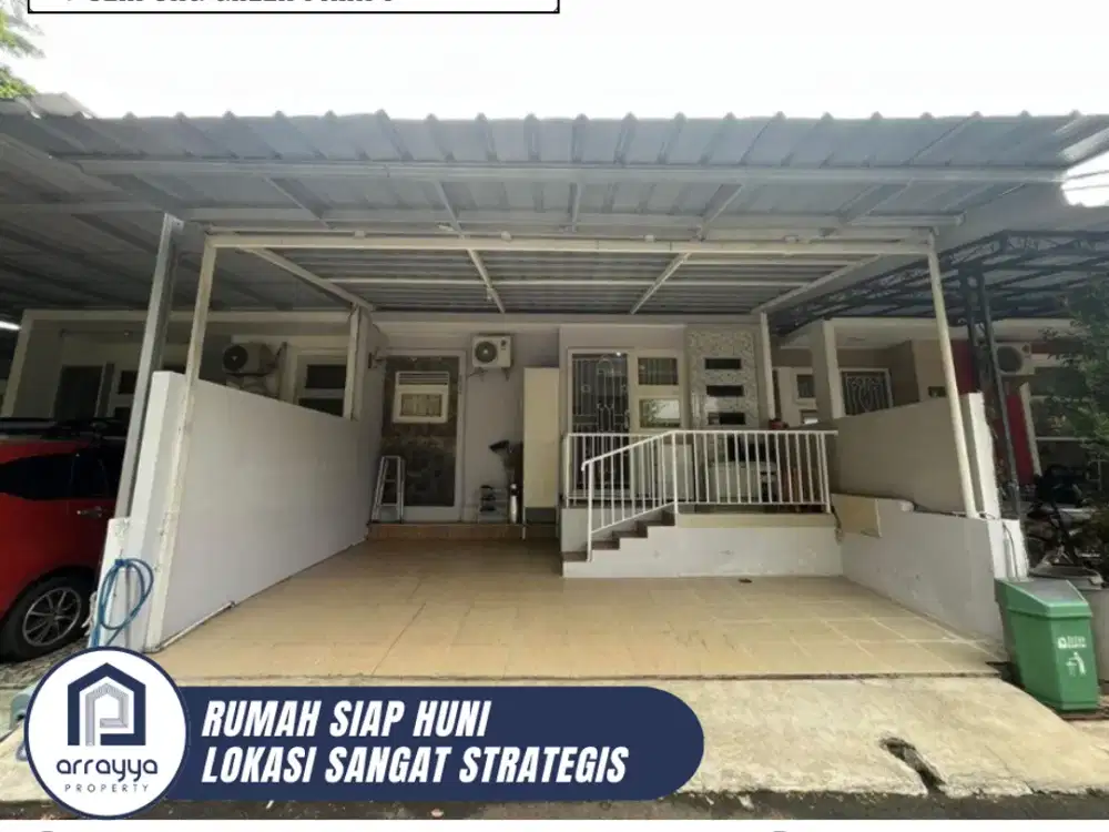 RUMAH SIAP HUNI LOKASI STRATEGIS BEBAS BANJIR DI SERPONG GREEN PARK 1 (EN691)