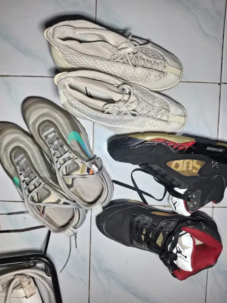 Paket 3 sepatu (Am97, Jordan 15, J5)
