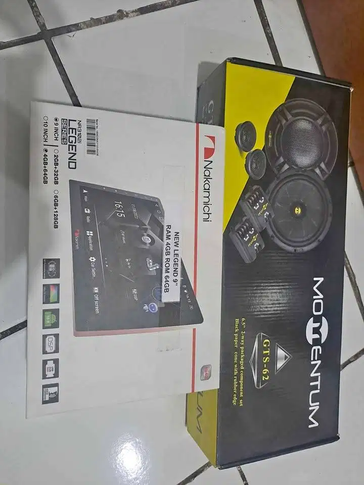 Jual head unit android NAKAMICHI NA3102i new legend series 9 inch