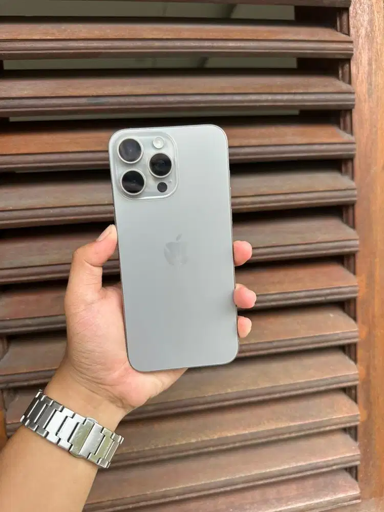 Iphone 15 promax 256GB ex IBOX RESMI NATURAL TITANIUM