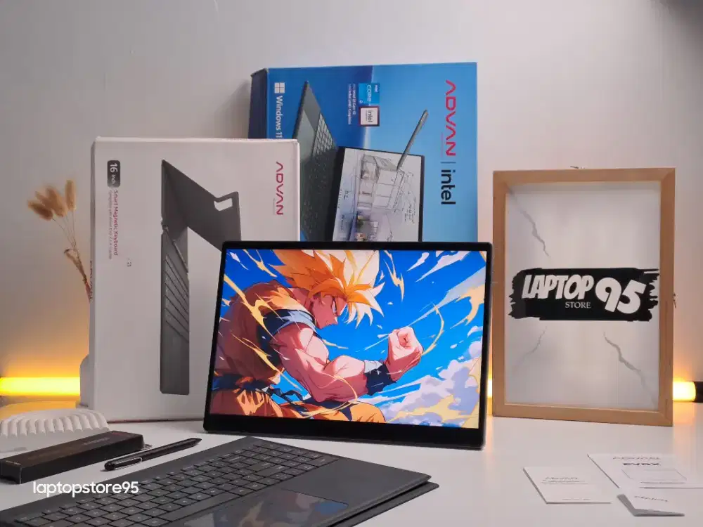 Laptop ADVAN Evo-X 16 Hybrid 2-in-1 Core i3-1215U SSD 512GB Ram 12gb
