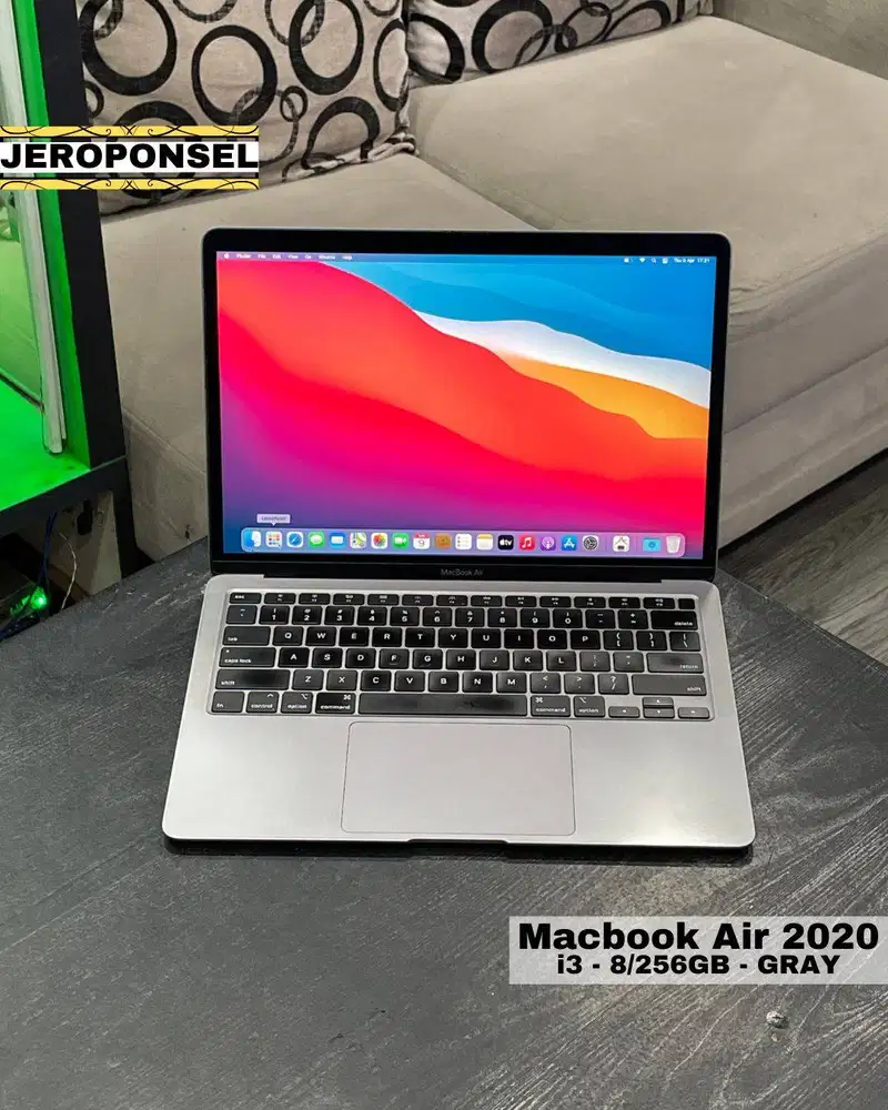 MACBOOK AIR 2020 13” i3 8/256GB GRAY ORIGINAL GARANSI MULUS