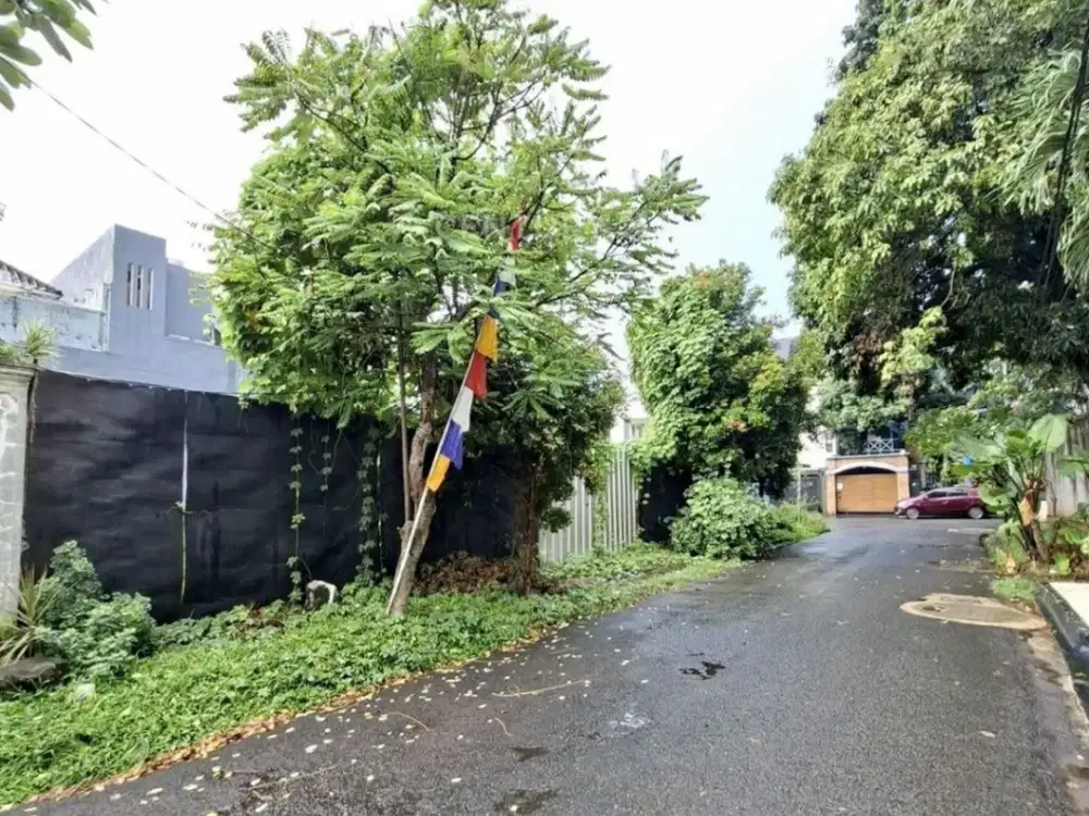 Dijual Kavling Hook Pondok Indah Jaksel Jalan Lebar Suasana Tenan