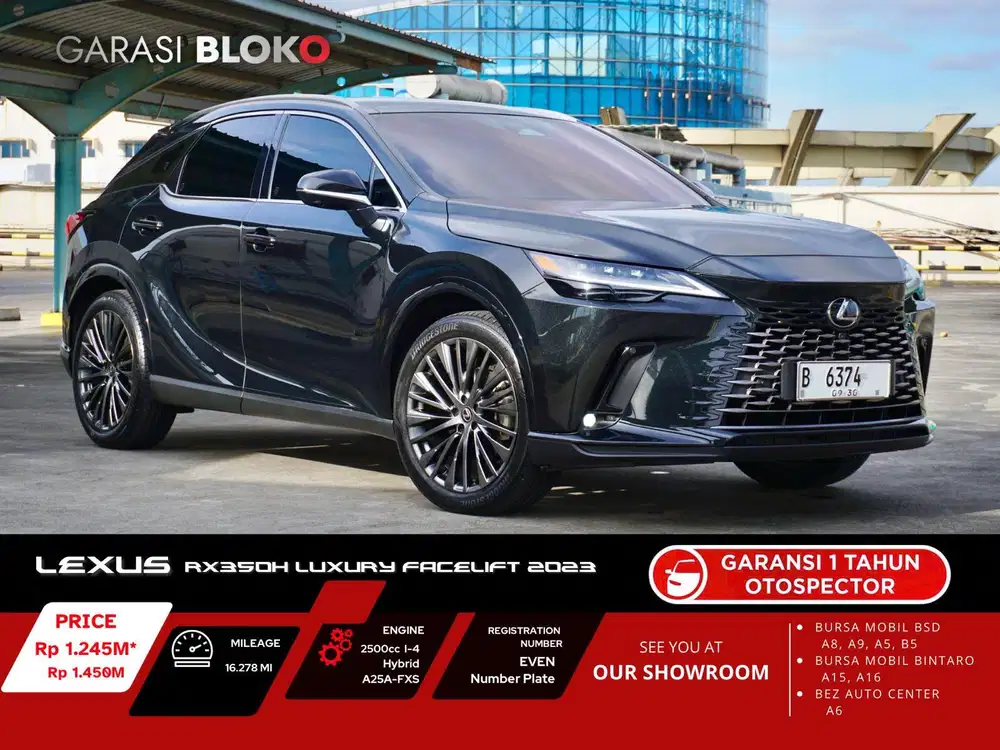 Lexus RX350h Hybrid Facelift Luxury A25A-FXS 2023