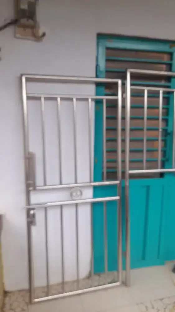 Jual pagar dinding & pinti samping full stainless