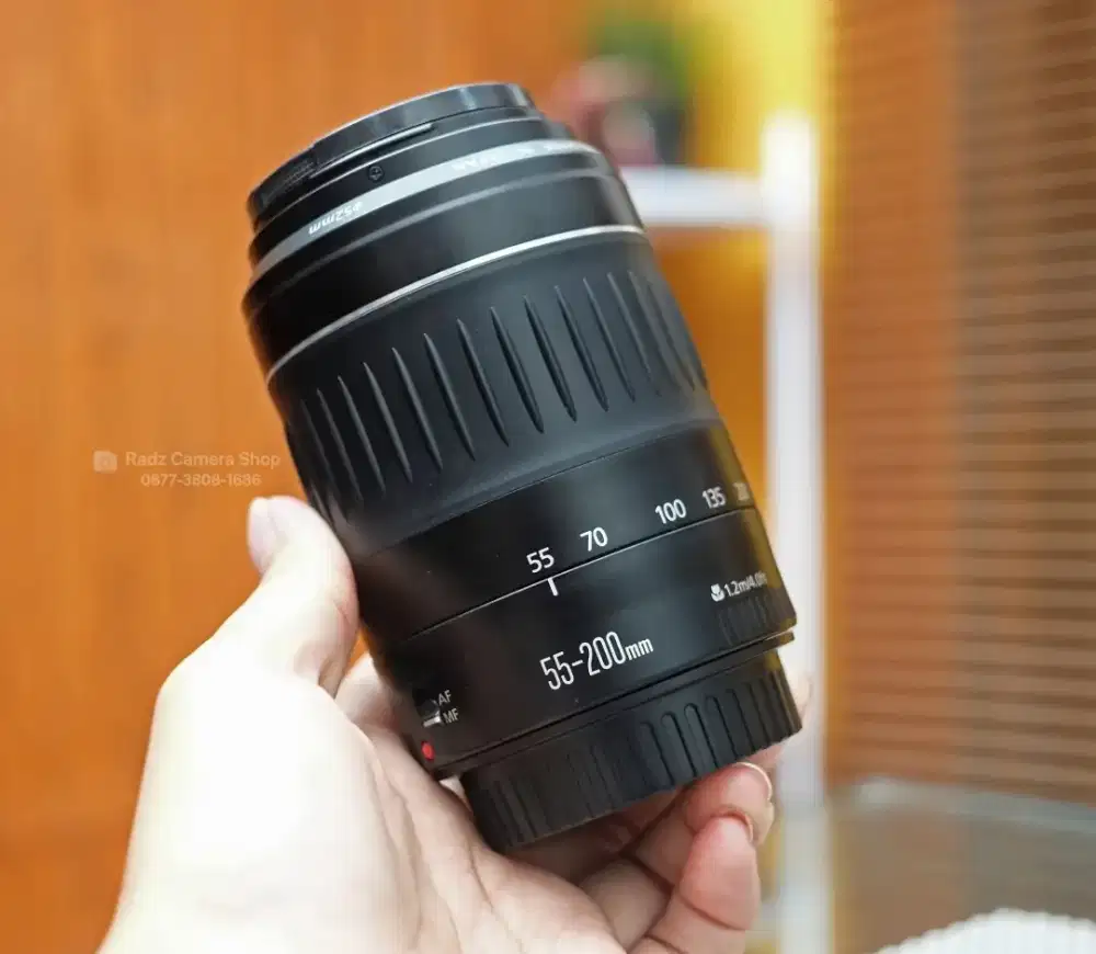 Canon EF 55-200mm f4.5-5.6 II USM Mulus Fungsi Normal