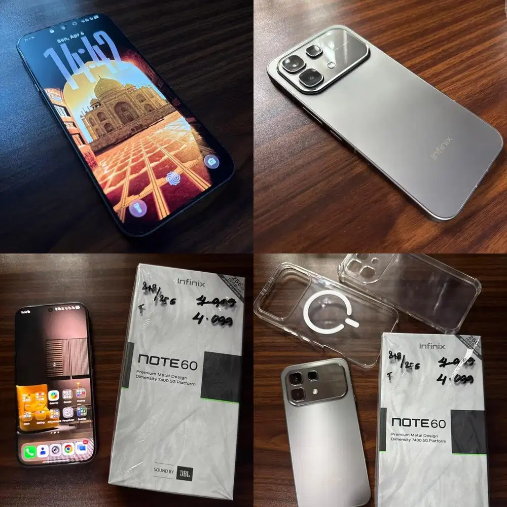 Infinix Note 60 5G 8gb 256gb mulus fullset