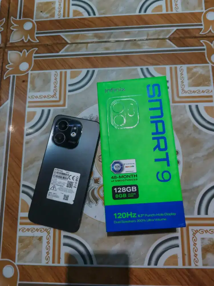 Infinix smart 9 box on kondisi hp hidup